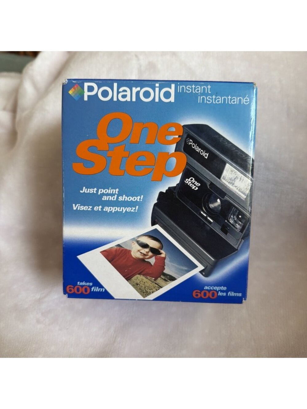 EMPTY BOX ONLY Polaroid One Step Flash 600 Instant Film Camera
